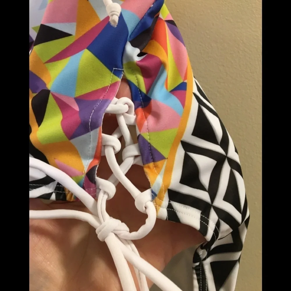 1.Siloett Blake Triangle One Piece Swimsuits